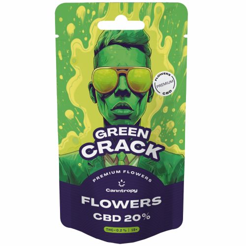 Canntropy CBD Flowers Green Crack, CBD 20%, 1 g